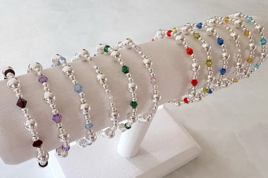 The Silver Crystal Birthstone Collection