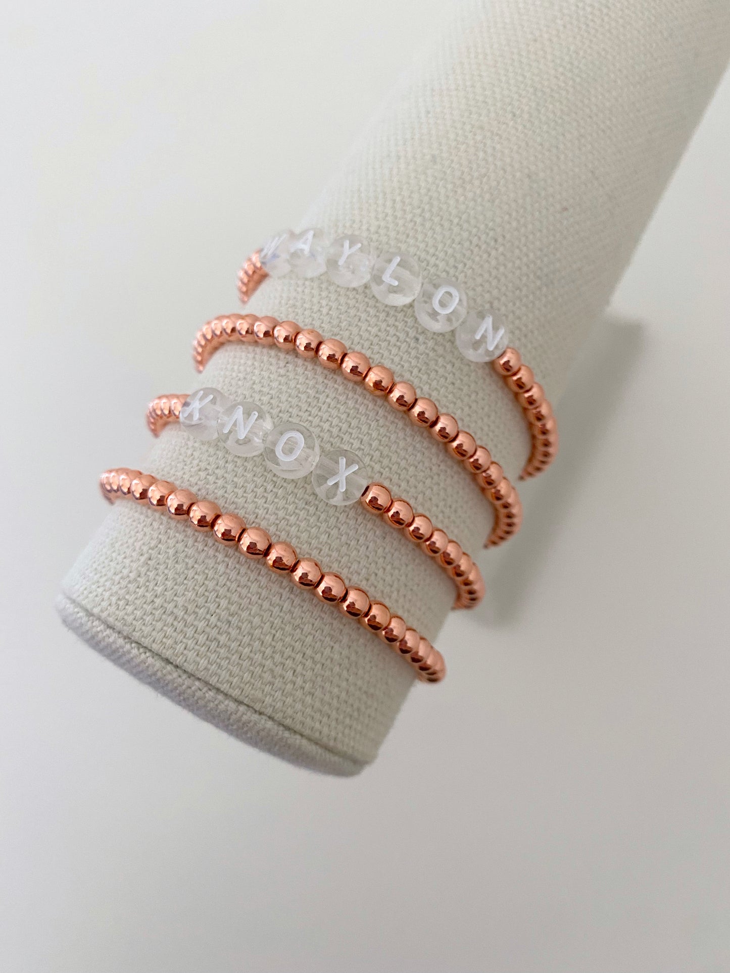 The Rose Gold Name Bracelet