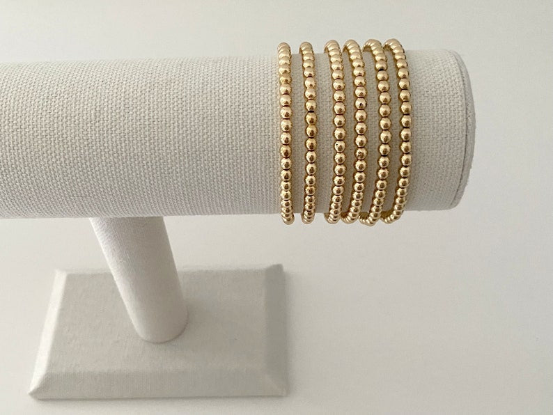 14k Gold Plated Stacking Bracelets