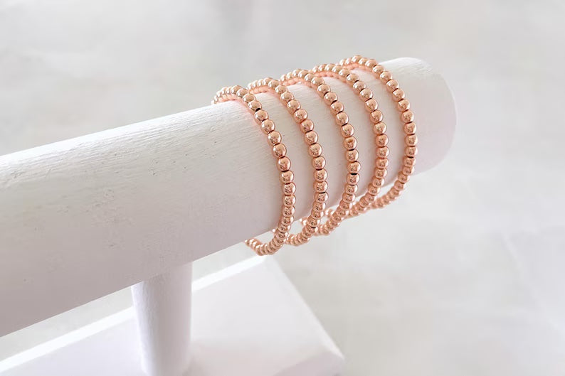 Rose Gold Stacking Bracelets