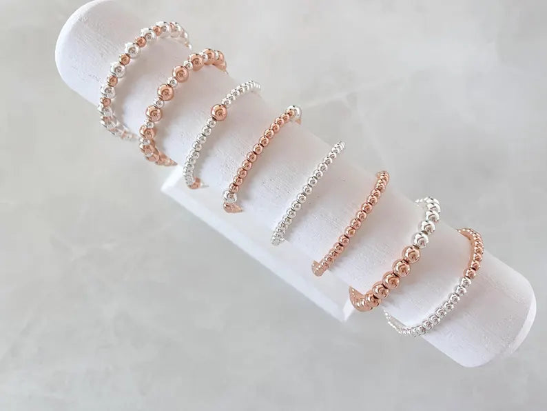 The Rose Gold Mixed Metal Bracelet