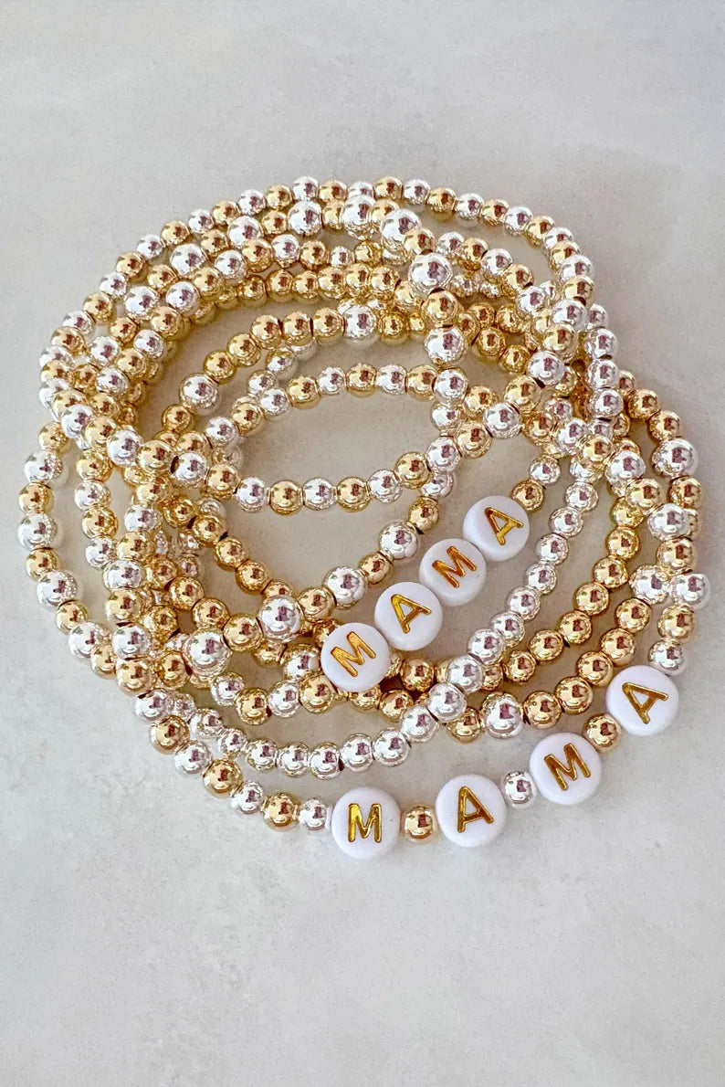 The Mixed Metal Name Bracelet