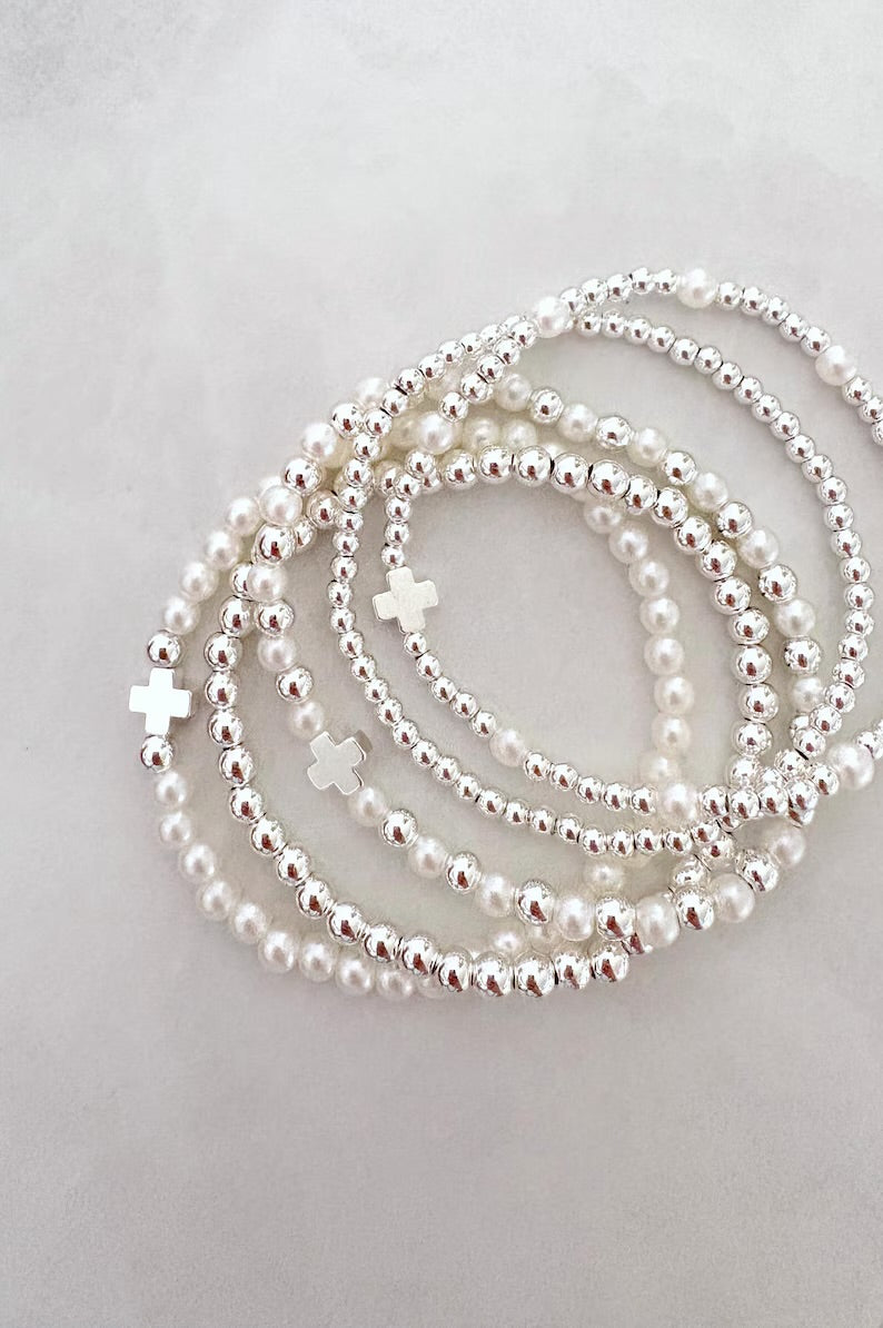 The Silver Pearl Cross Collection