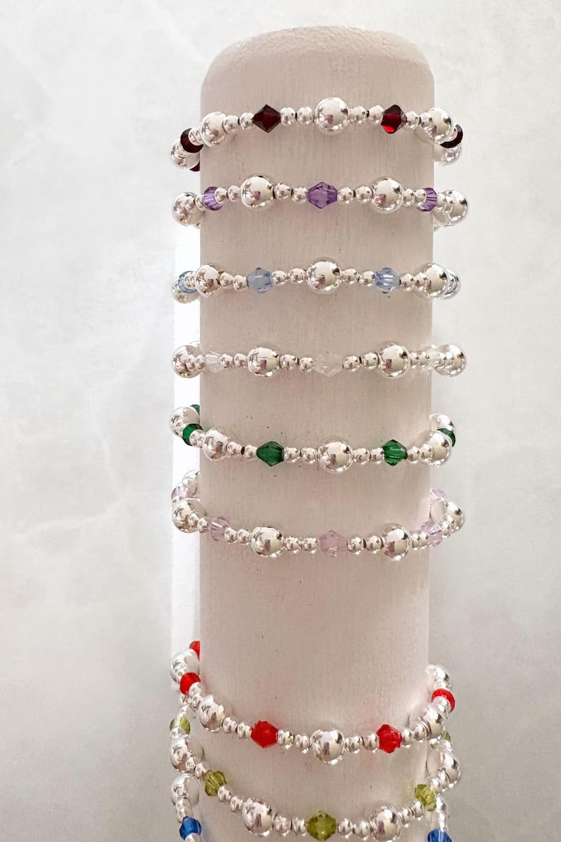 The Silver Crystal Birthstone Collection