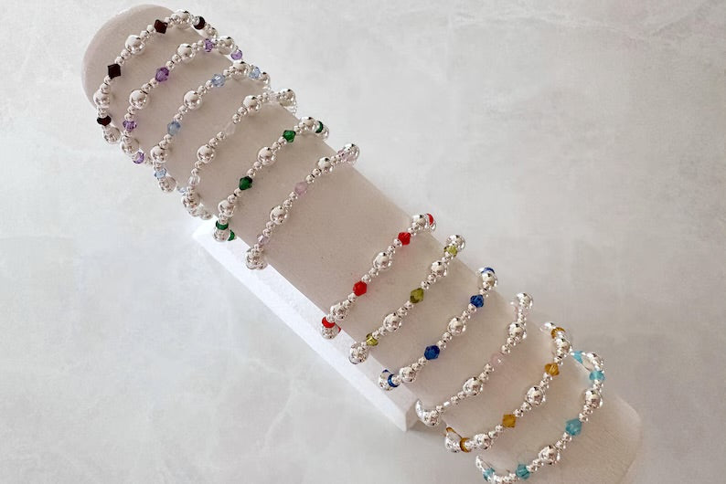 The Silver Crystal Birthstone Collection