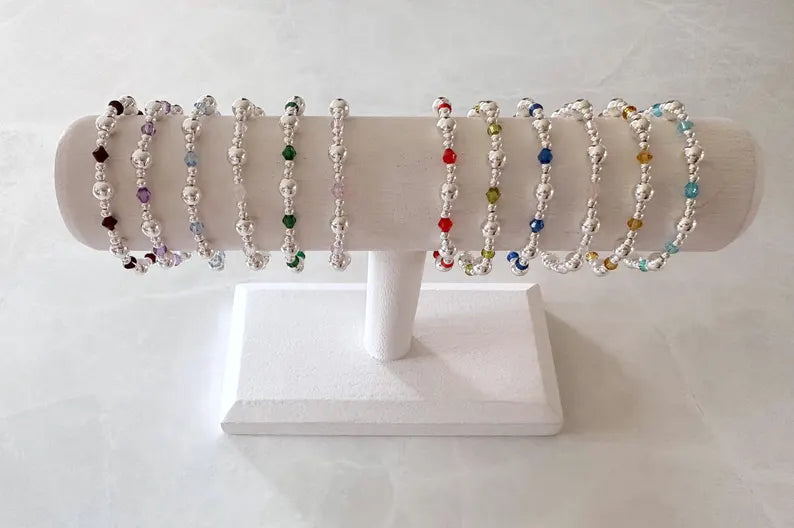 The Silver Crystal Birthstone Collection