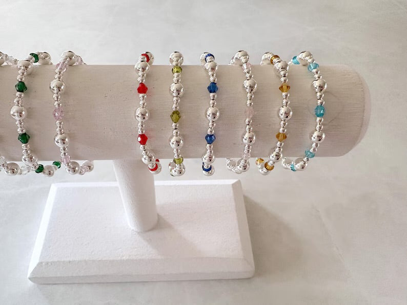 The Silver Crystal Birthstone Collection