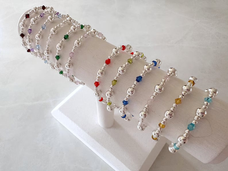 The Silver Crystal Birthstone Collection