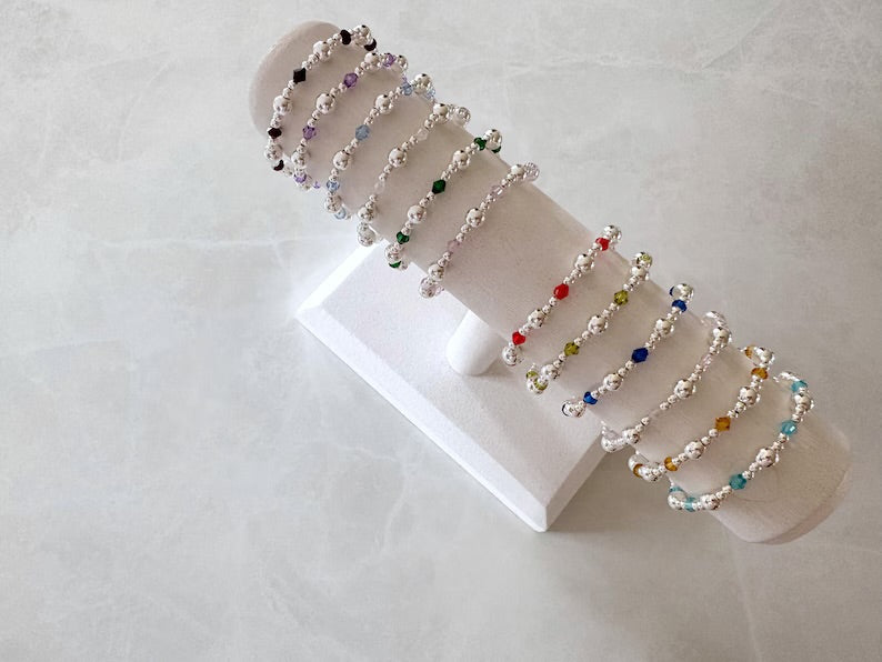 The Silver Crystal Birthstone Collection