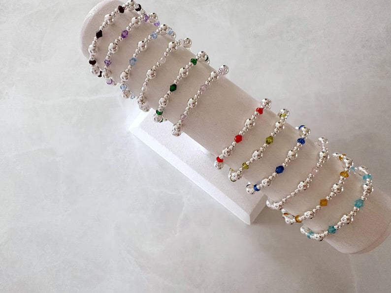 The Silver Crystal Birthstone Collection