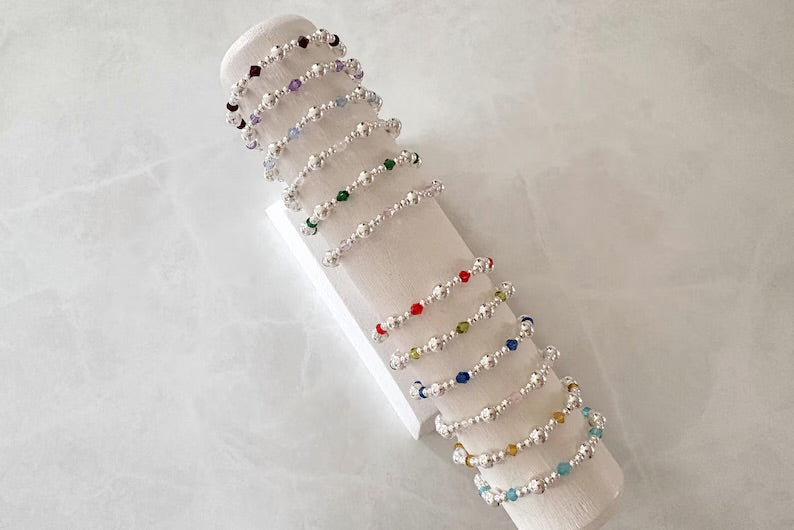 The Silver Crystal Birthstone Collection