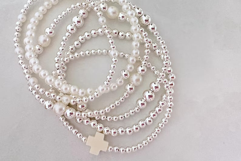 The Minimalist Silver Pearl Collection