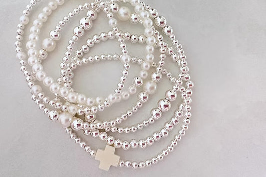 The Minimalist Silver Pearl Collection