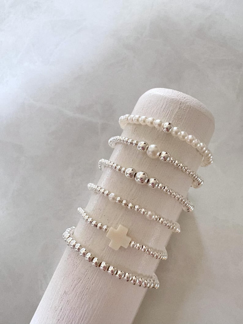 The Minimalist Silver Pearl Collection