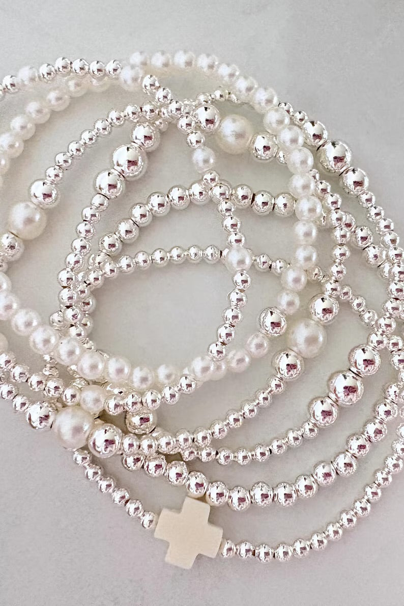 The Minimalist Silver Pearl Collection