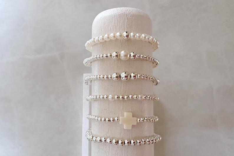 The Minimalist Silver Pearl Collection