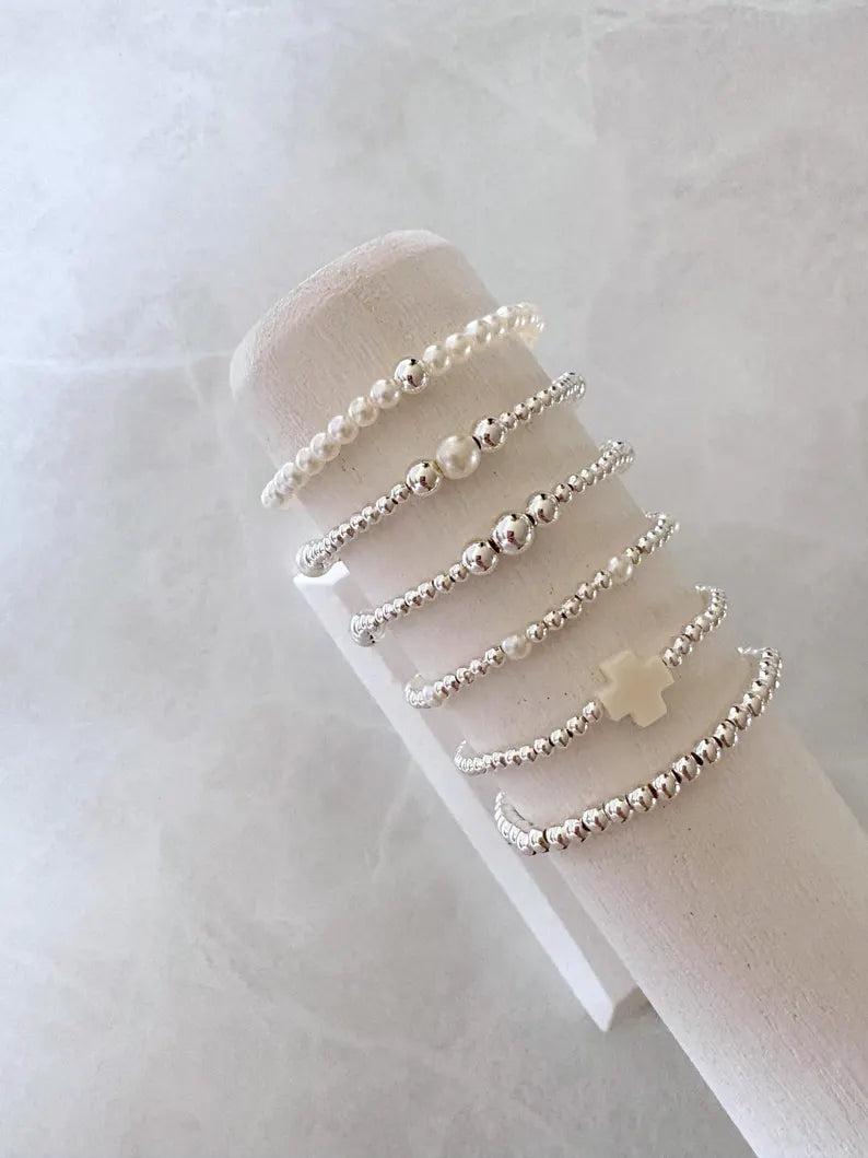 The Minimalist Silver Pearl Collection