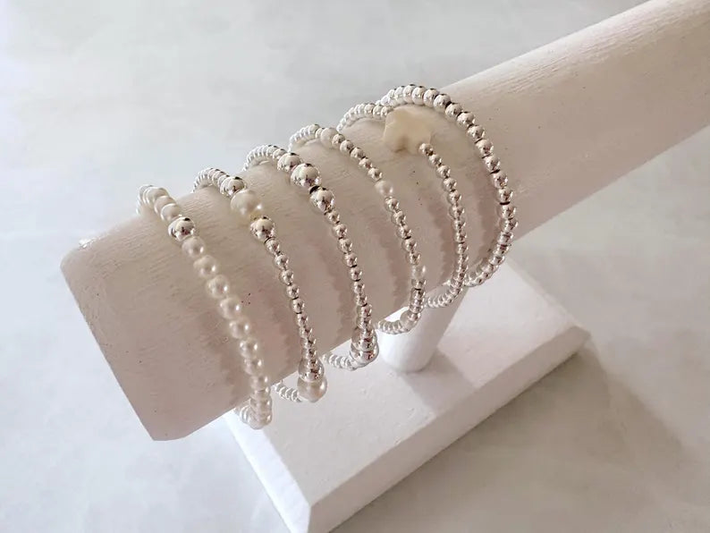 The Minimalist Silver Pearl Collection