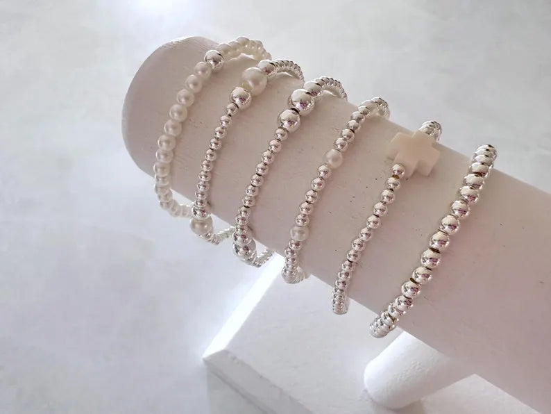 The Minimalist Silver Pearl Collection