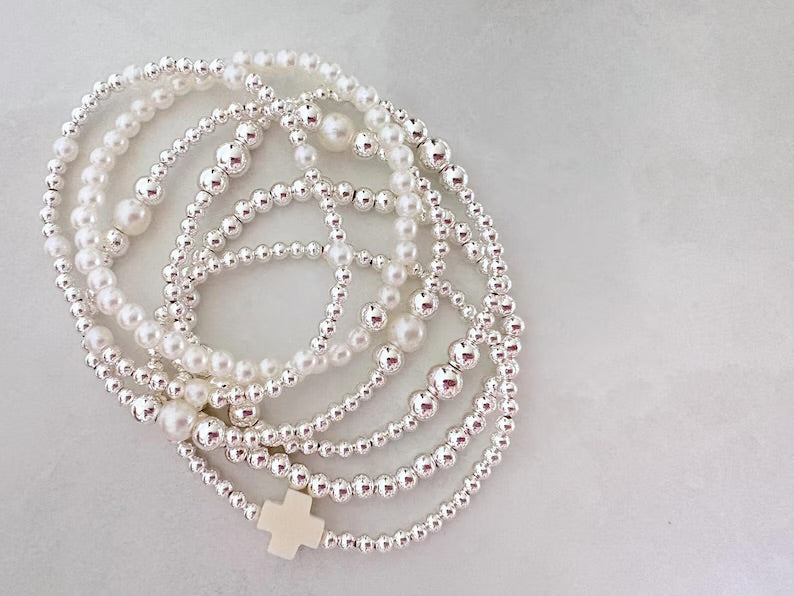 The Minimalist Silver Pearl Collection