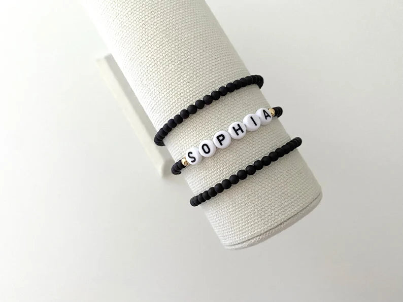 The Name Bracelet | Black Matte