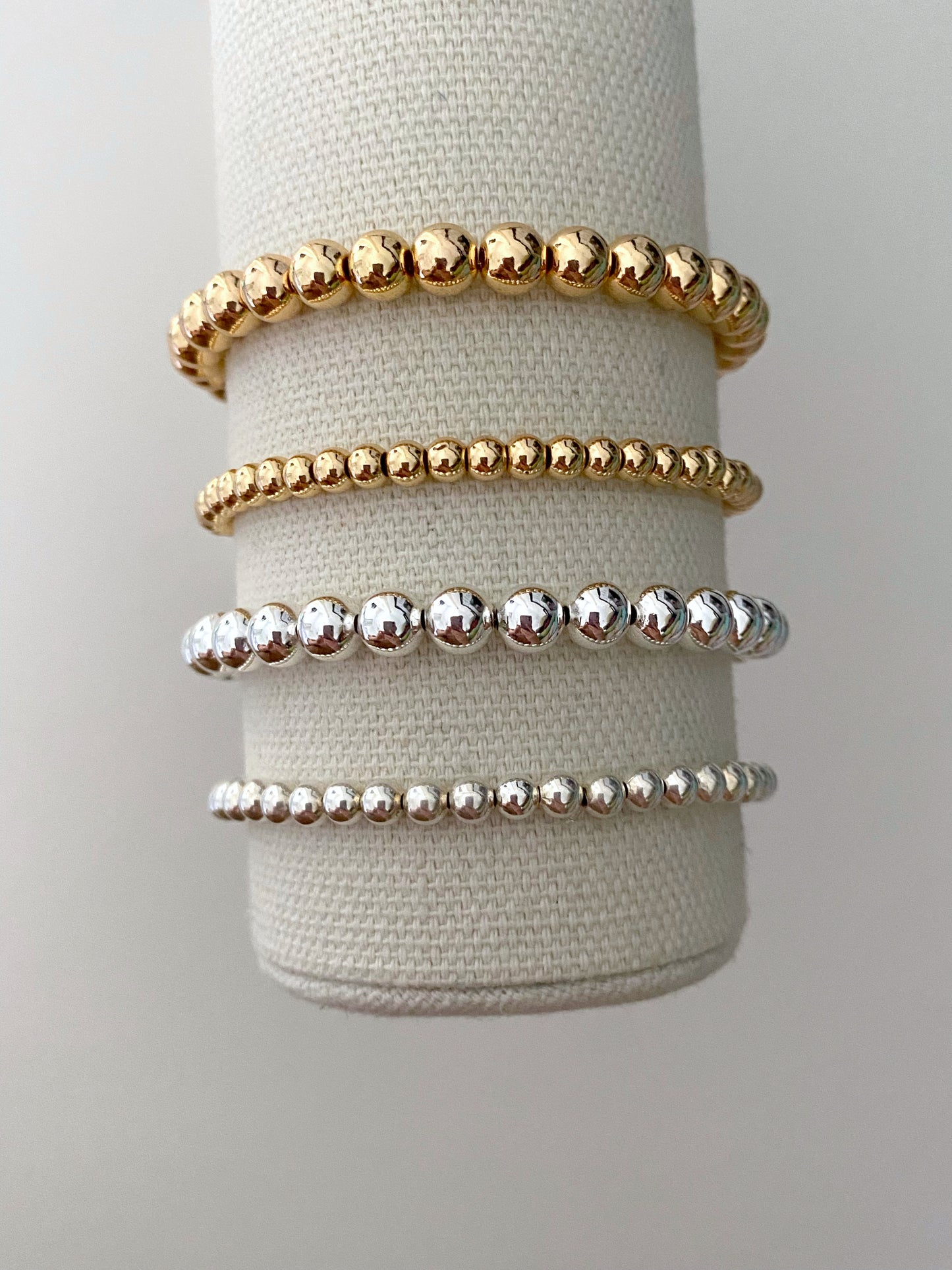 Precious Metal Stacking Bracelets