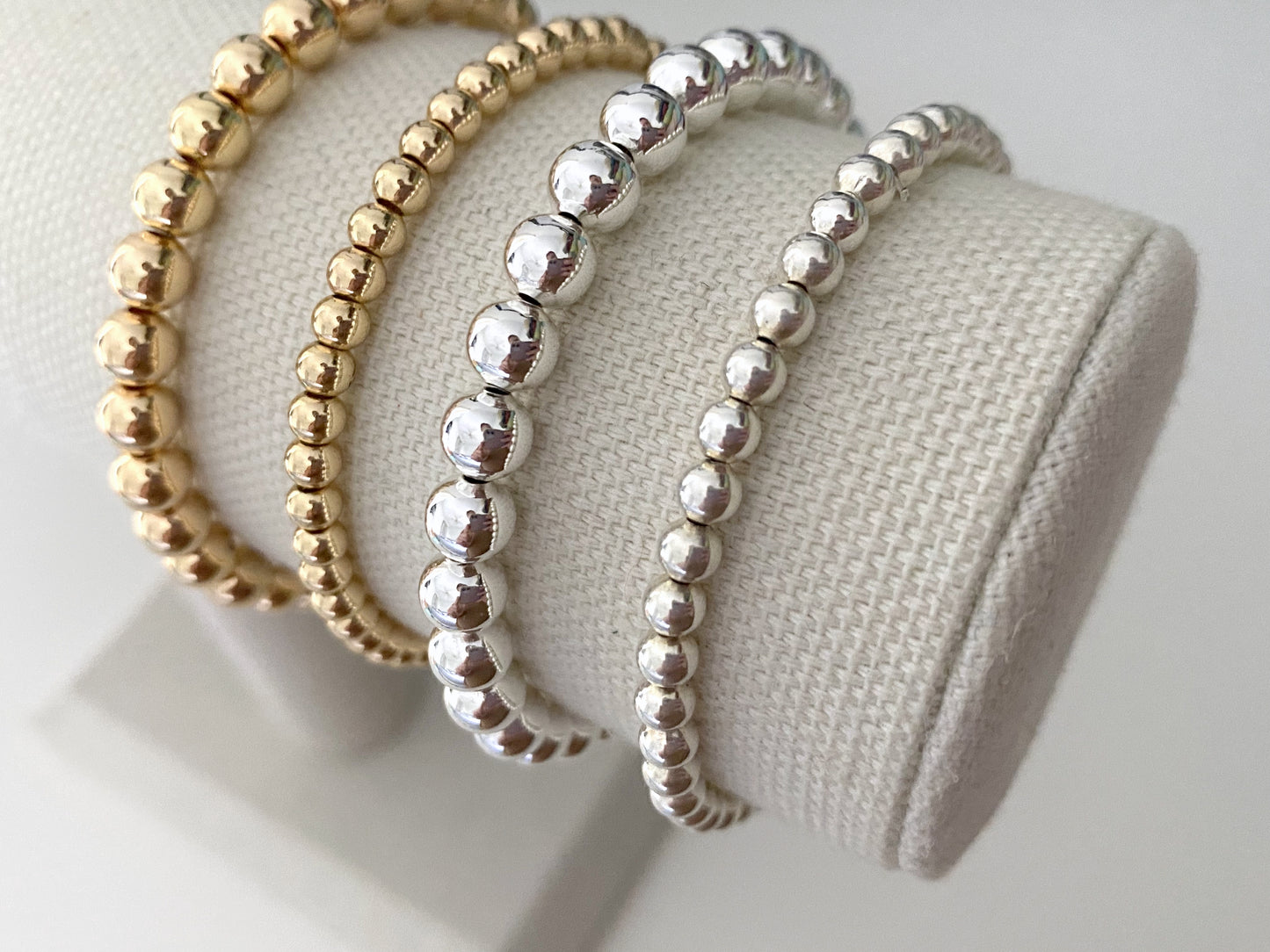 Precious Metal Stacking Bracelets
