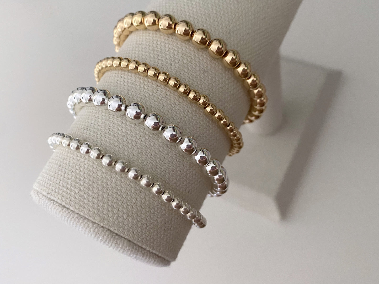 Precious Metal Stacking Bracelets