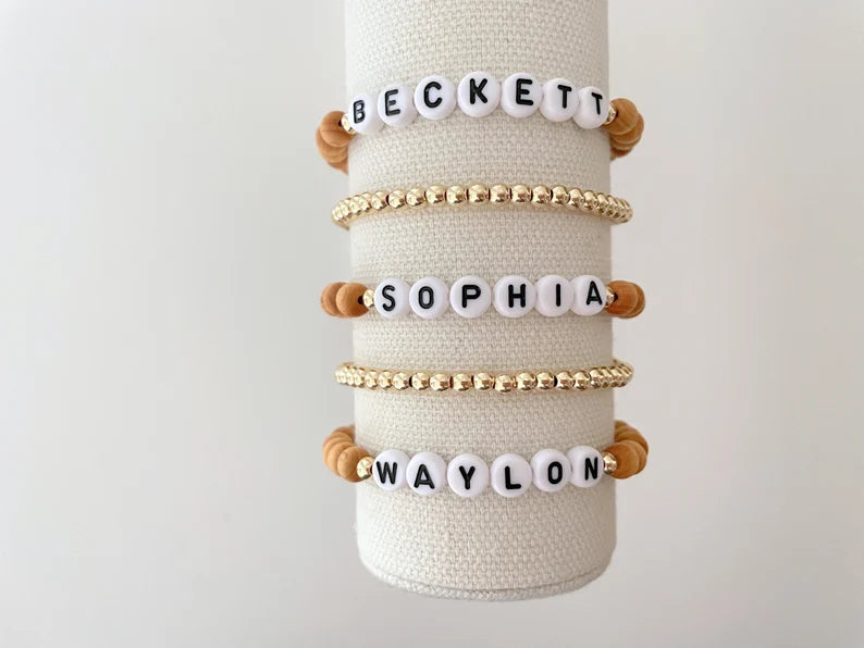The Wooden Name Bracelet