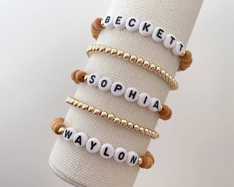 The Wooden Name Bracelet